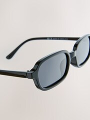 Black Rectangle Sunglasses - Image 3 of 3