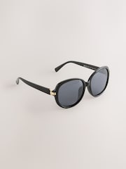 أسود - نظارة شمسية مربعة - صورة 1 من 3