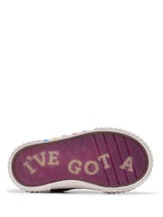 Clarks Purple Toddler Roald Dahl Foxing Mix Canvas Shoes - Image 7 of 7