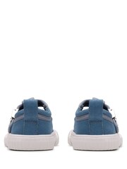 Clarks Blue Toddler Foxing Berry Canvas Shoes - Image 6 of 7