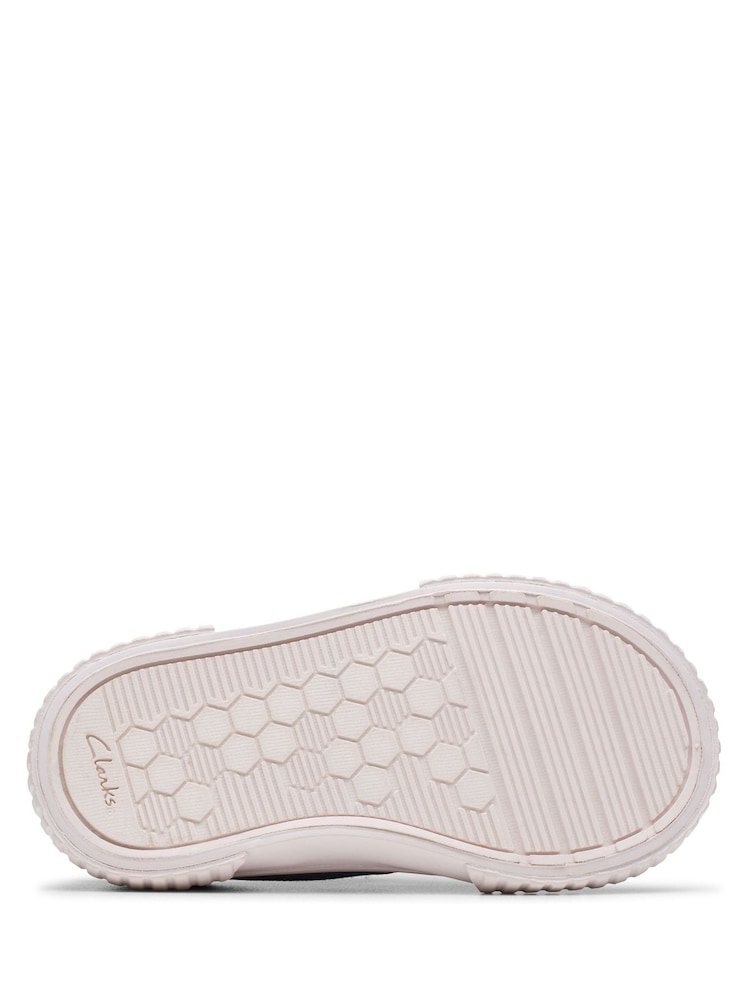 Clarks Blue Toddler Foxing Berry Print Canvas Shoes - Image 7 of 7