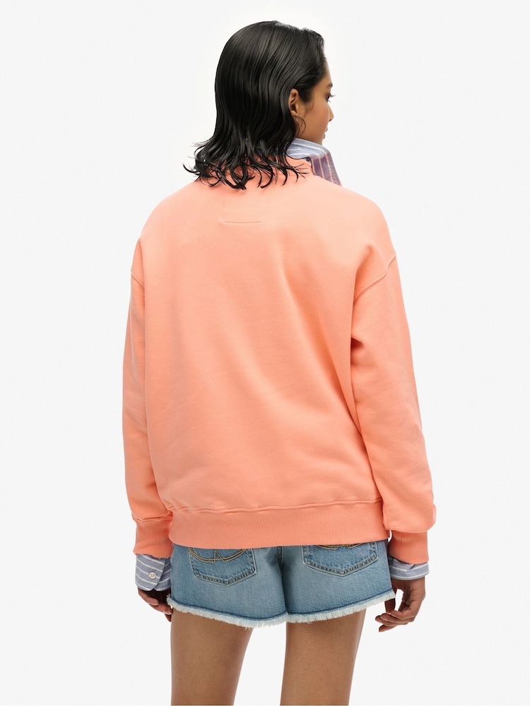 Superdry Sport Luxe Loose Crew Sweatshirt - Imagem 2 de 6