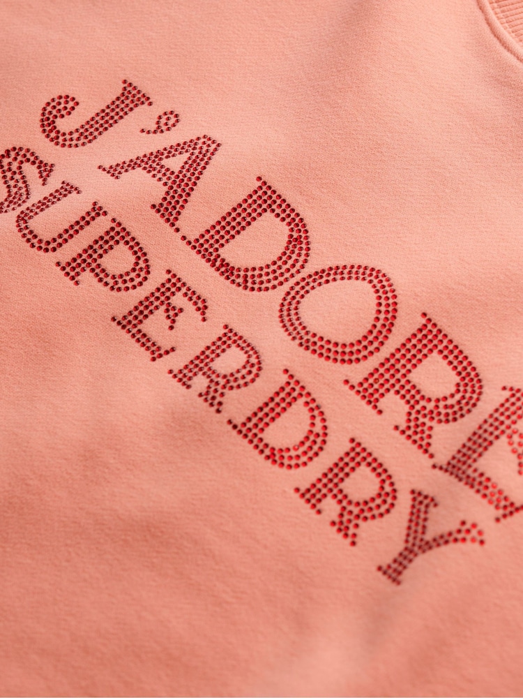 Superdry Sport Luxe Loose Crew Sweatshirt - Imagem 6 de 6
