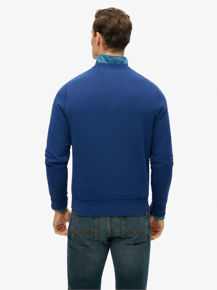 Superdry Relaxed Core Logo Stripe Crew Sweatshirt - Imagem 2 de 6
