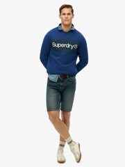 Superdry Relaxed Core Logo Stripe Crew Sweatshirt - Imagem 3 de 6