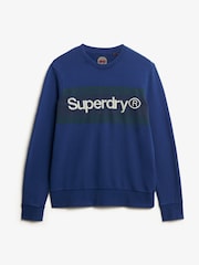 Superdry Relaxed Core Logo Stripe Crew Sweatshirt - Imagem 5 de 6