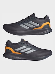 adidas Black Chrome Runfalcon 5 Running Trainers - Image 12 of 16