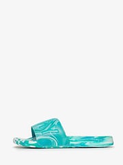 Superdry Blue Marble Pool Sliders - Image 2 of 7