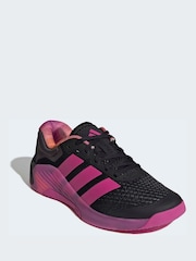 adidas Black Dropset 4 Power Trainers - Image 1 of 8