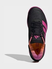adidas Black Dropset 4 Power Trainers - Image 6 of 8