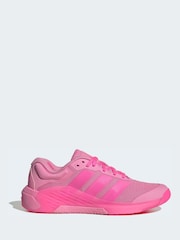 adidas Pink Dropset 4 Power Trainers - Image 3 of 9