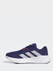 adidas Blue/White Galaxy 7 Running Trainers - Image 2 of 17