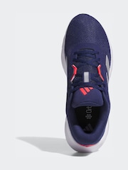 adidas Blue/White Galaxy 7 Running Trainers - Image 5 of 17