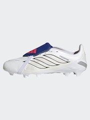 adidas White Predator League Fold-Over Tongue Firm Ground Football Kids Boots - Image 5 of 11