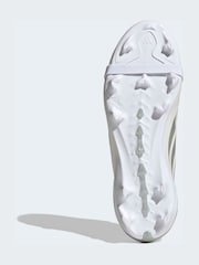 adidas White Predator League Fold-Over Tongue Firm Ground Football Kids Boots - Image 7 of 11