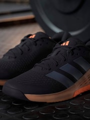 adidas Black Dropset 4 Power Training Shoes - Image 10 of 17