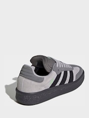 adidas Originals Grey Samba XLG Junior Trainers - Image 2 of 9
