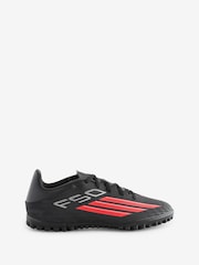 adidas Black F50 Club Turf Football Boots - Image 1 of 1