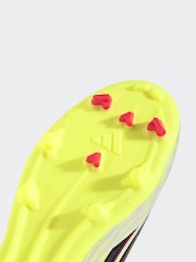 adidas Yellow F50 League Laceless Firm Ground / Multi Ground Kids Football Boots - Image 10 of 11