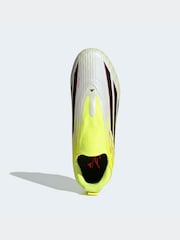 adidas Yellow F50 League Laceless Firm Ground / Multi Ground Kids Football Boots - Image 5 of 11