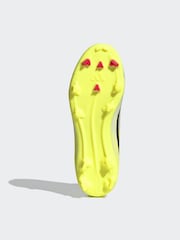 adidas Yellow F50 League Laceless Firm Ground / Multi Ground Kids Football Boots - Image 6 of 11
