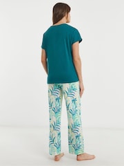 Verde - JD Williams 2 Pack Cotton Pyjamas Set - Imagen 3 de 5