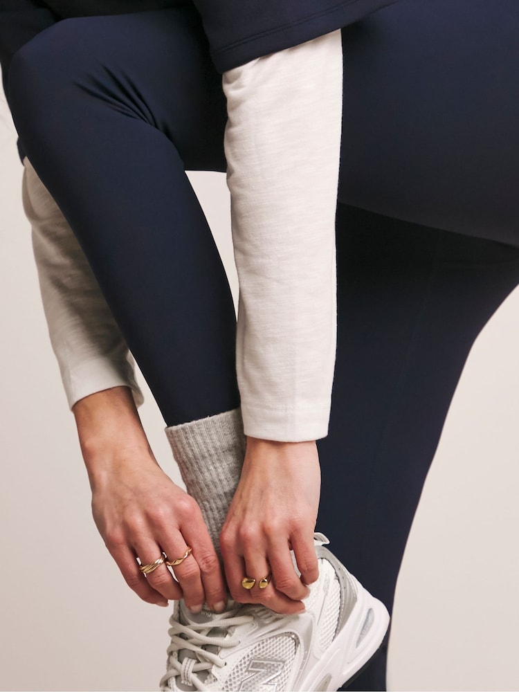 JD Williams Blue Premium Athleisure Leggings - Image 5 of 5