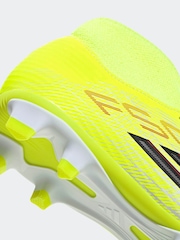 adidas Yellow F50 Club Mid Firm Ground / Multi Ground Kids Football Boots - Image 11 of 11