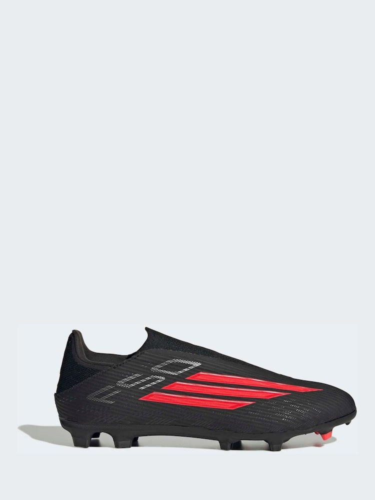 adidas Black F50 League Laceless Firm Ground / Multi Ground Football Boots - Image 1 of 11