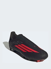 adidas Black F50 League Laceless Firm Ground / Multi Ground Football Boots - Image 3 of 11