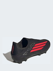 adidas Black F50 League Laceless Firm Ground / Multi Ground Football Boots - Image 4 of 11