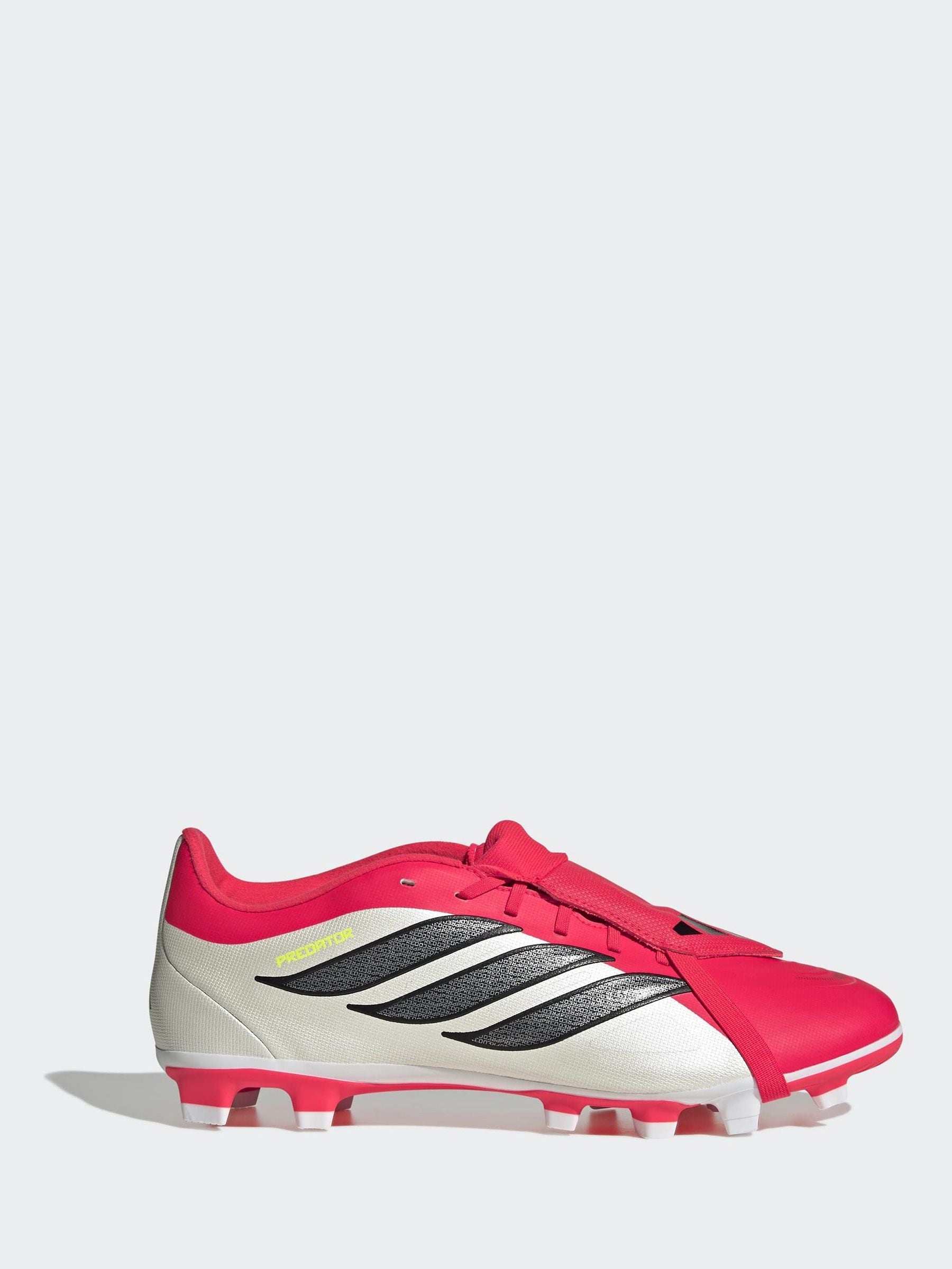 Buy adidas Red Predator Club Fold-Over Tongue Firm Ground/Multi
