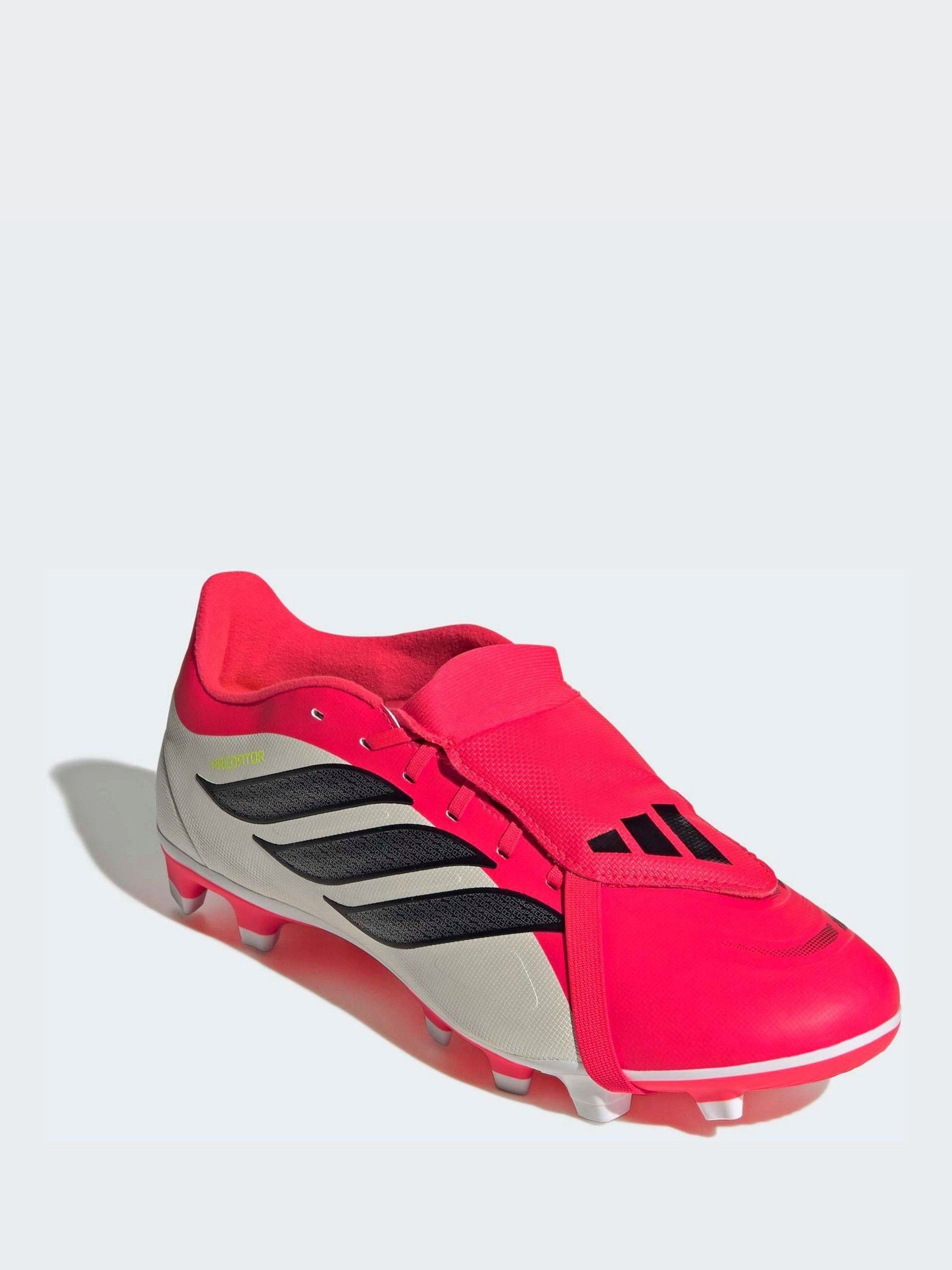 Buy adidas Red Predator Club Fold-Over Tongue Firm Ground/Multi
