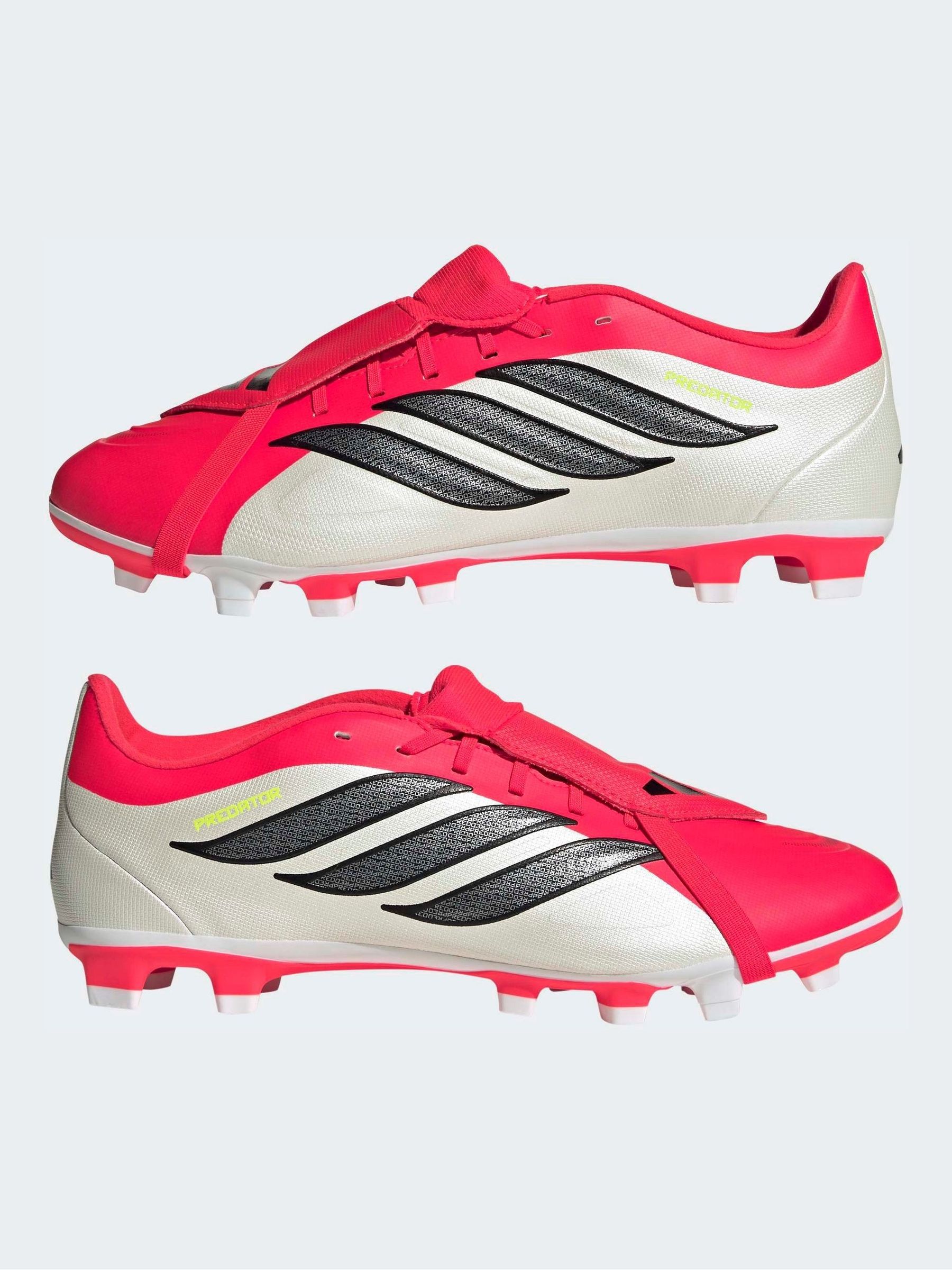 Next：日本 レッド - adidas Predator Club 折り返しタン ファーム