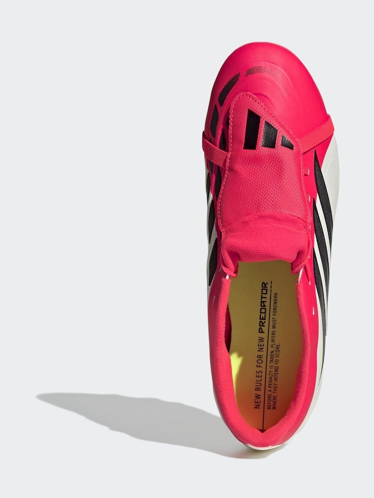 adidas Predator Club Fold Over FG Football Boots Men's (Red JS0346) Red Black White JS0346 / 10
