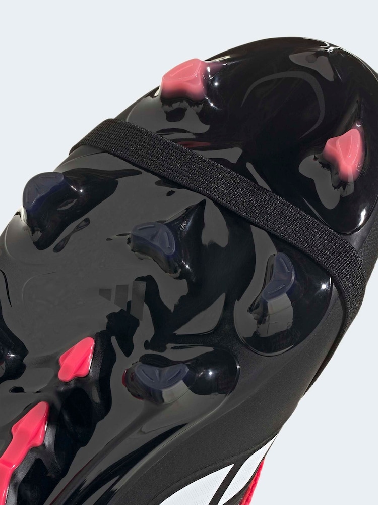 adidas Black Predator Pro Fold-Over Tongue Firm Ground Football Boots - Image 11 of 11
