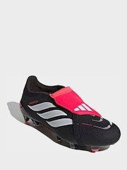 adidas Black Predator Pro Fold-Over Tongue Firm Ground Football Boots - Image 3 of 11