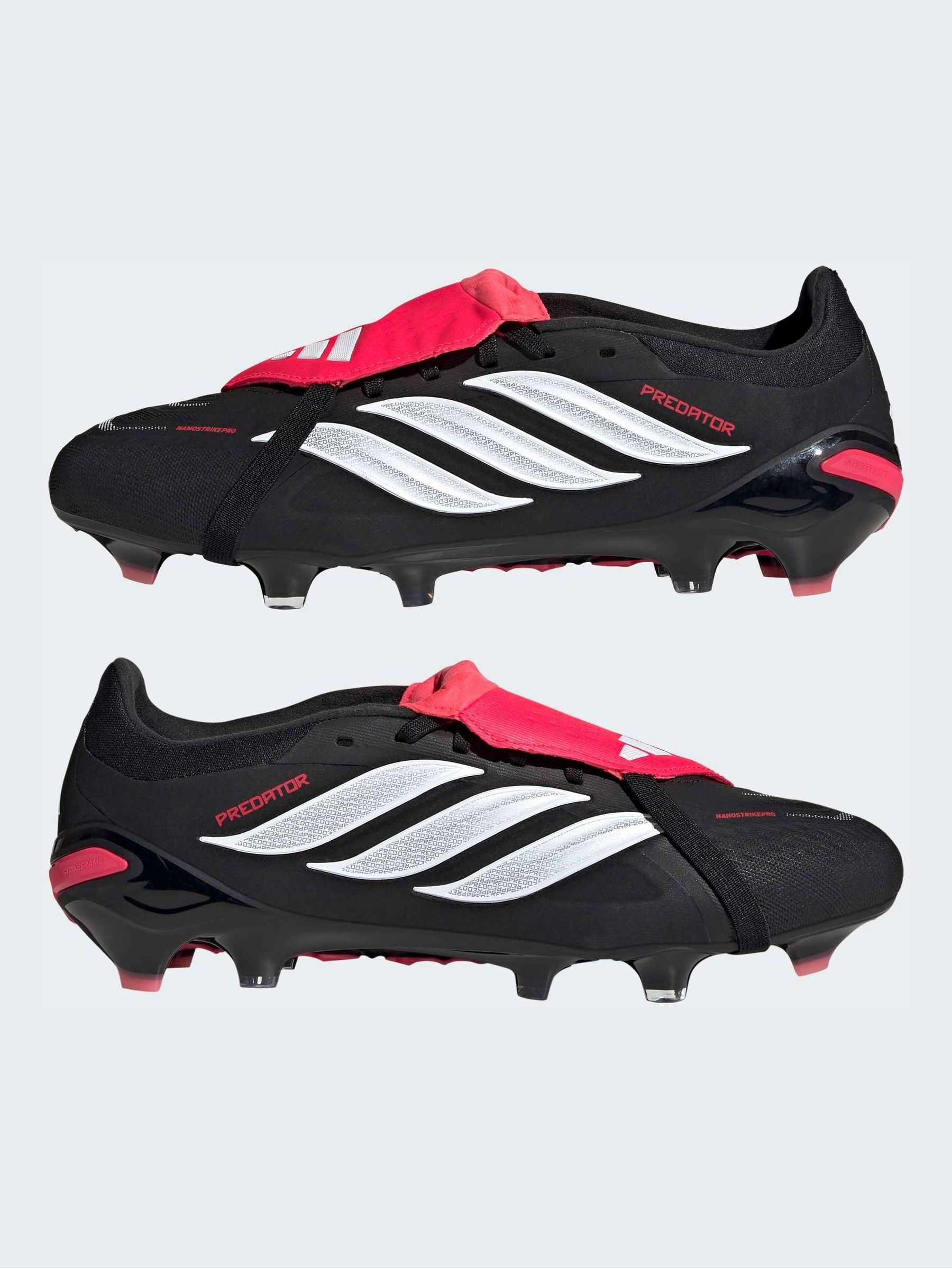 Buy adidas Black Predator Pro Fold-Over Tongue Firm Ground
