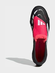adidas Black Predator Pro Fold-Over Tongue Firm Ground Football Boots - Image 8 of 11