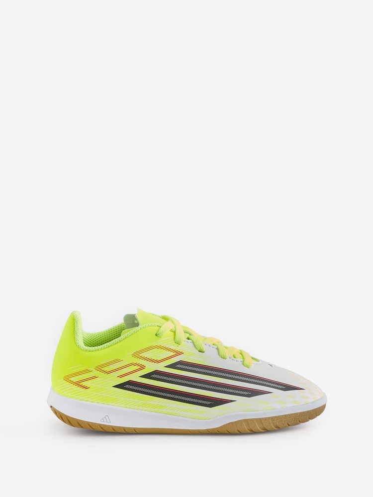 adidas Yellow F50 Club Indoor Kids Football Trainers - Image 1 of 1