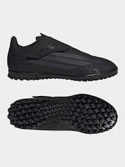 adidas Black F50 Club Velcro Turf Kids Football Trainers - Image 2 of 10