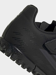 adidas Black F50 Club Velcro Turf Kids Football Trainers - Image 3 of 10