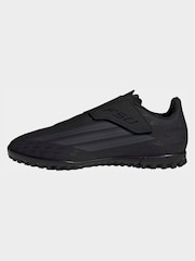 adidas Black F50 Club Velcro Turf Kids Football Trainers - Image 5 of 10