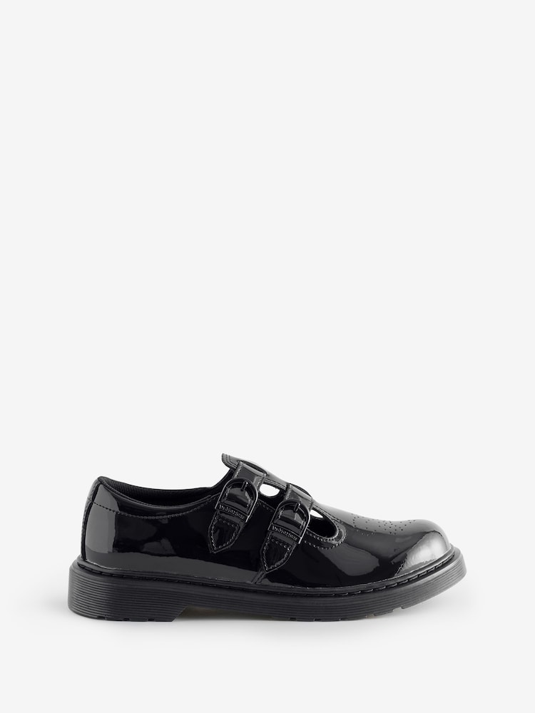 Dr. Martens Black 8065 Mono Y Patent Lamper Shoes - Image 2 of 5 Dr. Martens Black 8065 Mono Y Patent Lamper Shoes - Image 2 of 5