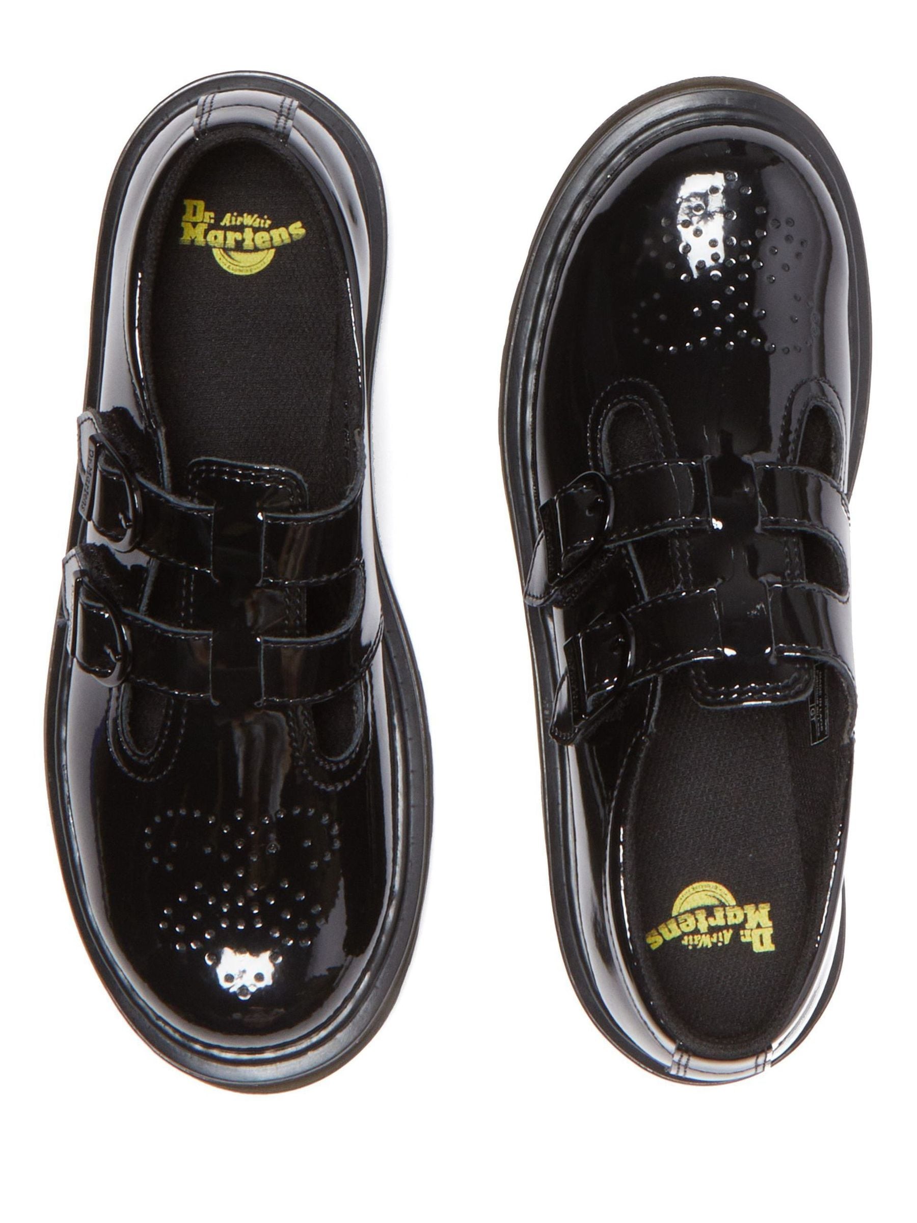 【希少】Dr. Martens patent lamper ブラック Dr Martens Jadon Platform Patent Lamper Leather Boot Black New