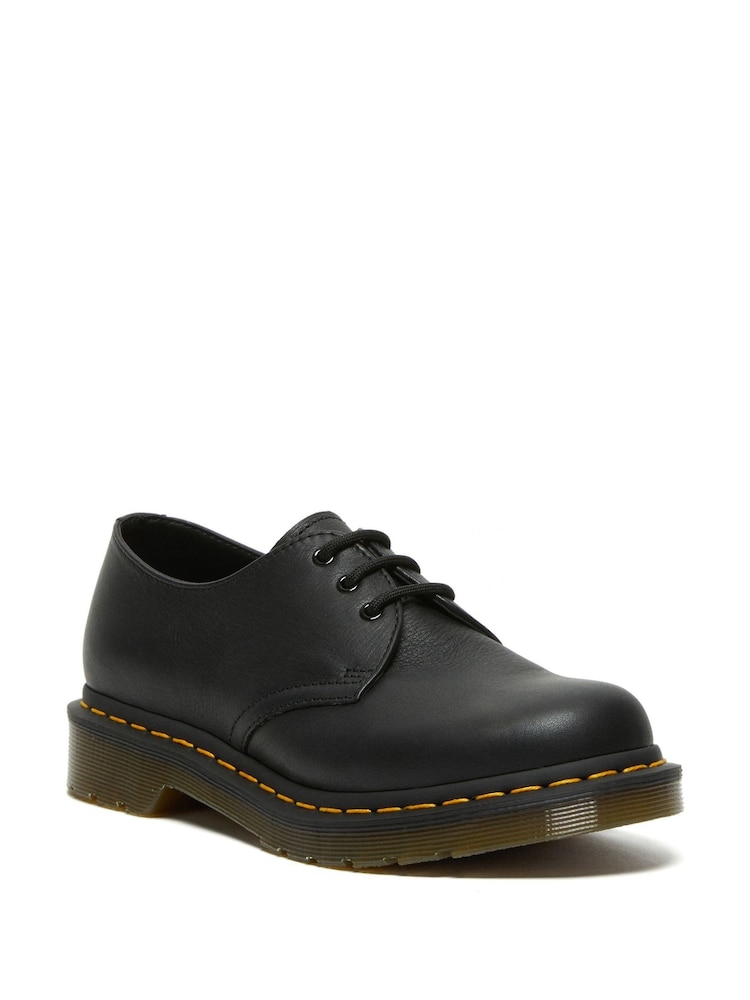 Dr. Martens Black 1461 Virginia Shoes - Image 1 of 5 Dr. Martens Black 1461 Virginia Shoes - Image 1 of 5