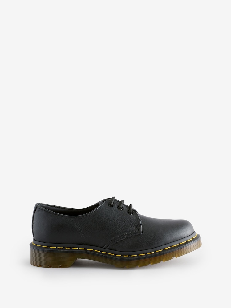 Dr. Martens Black 1461 Virginia Shoes - Image 2 of 5 Dr. Martens Black 1461 Virginia Shoes - Image 2 of 5