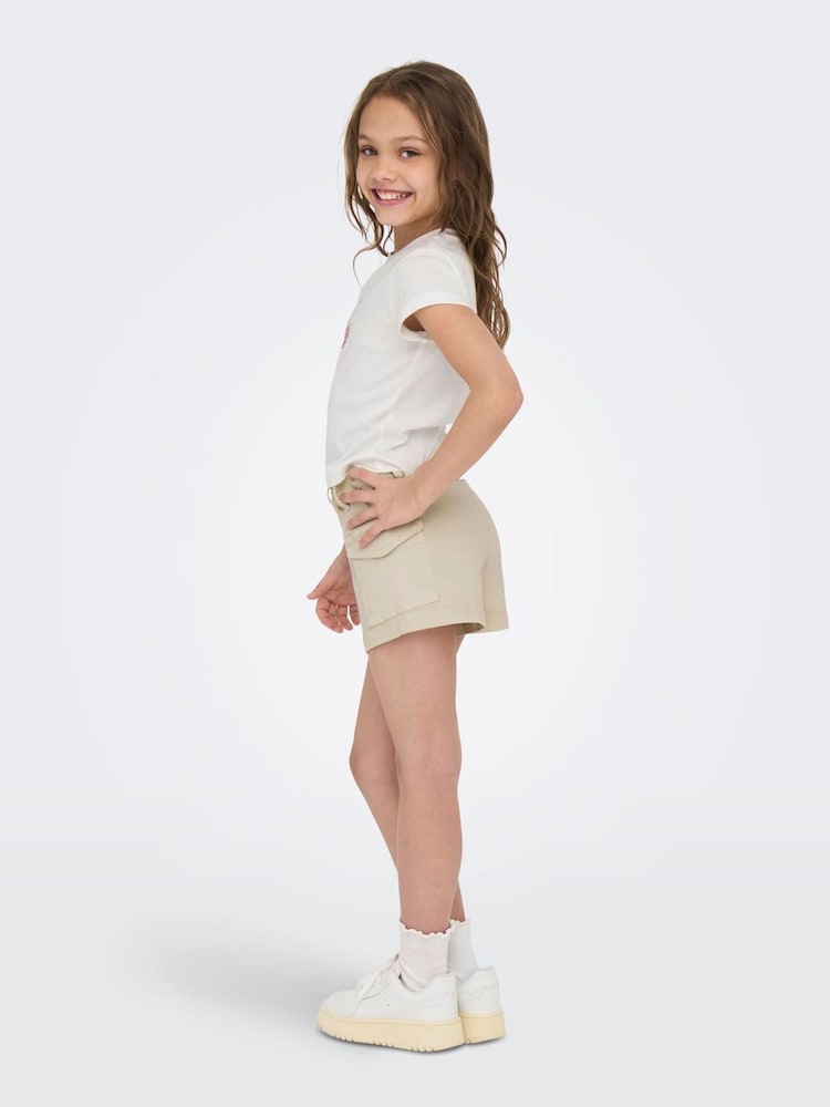 ONLY KIDS Baby Cherry Diamente White T-Shirt - Image 2 of 5