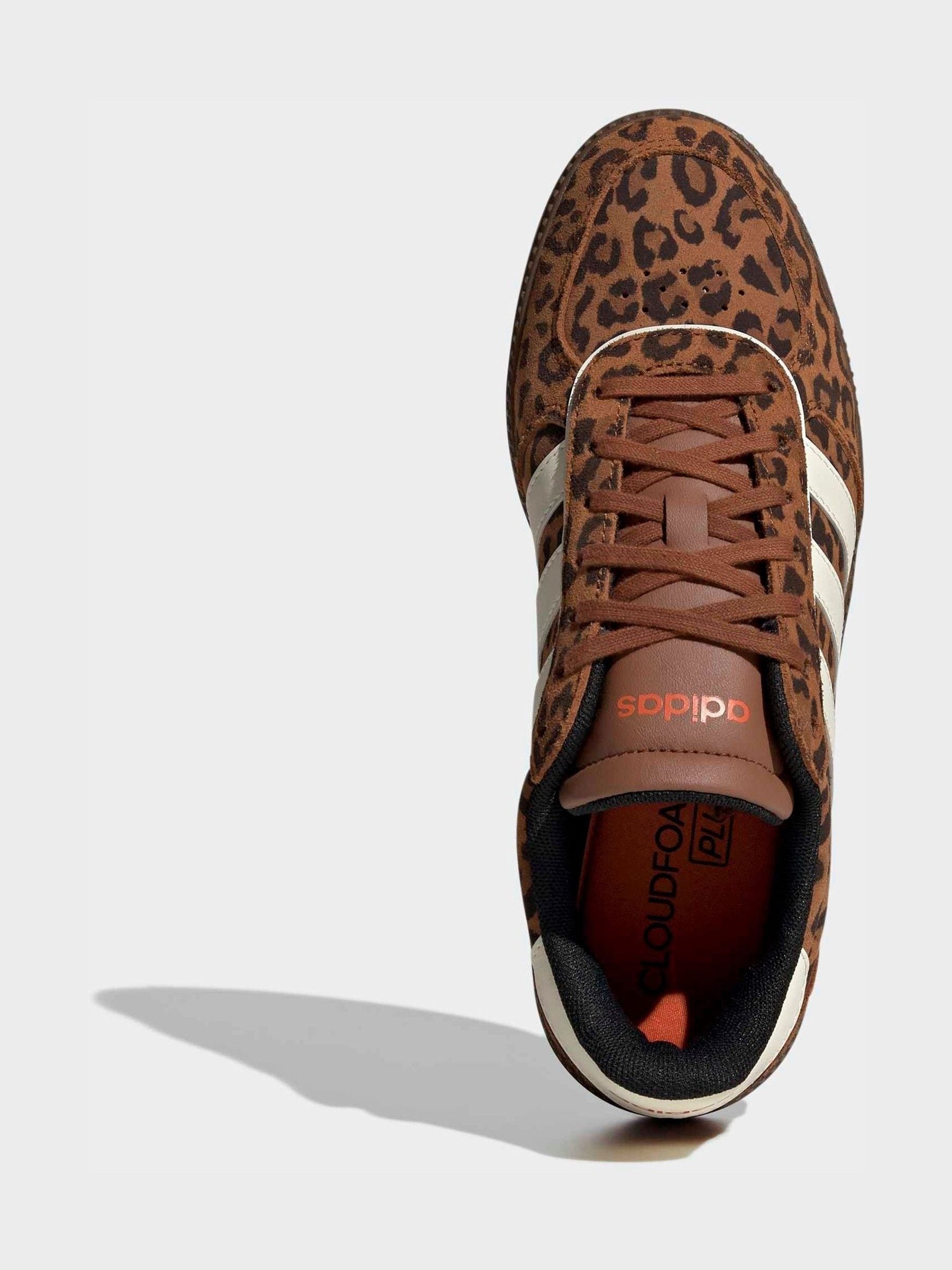 Buy adidas Leopard Print/White Breaknet Sleek Trainers from Next