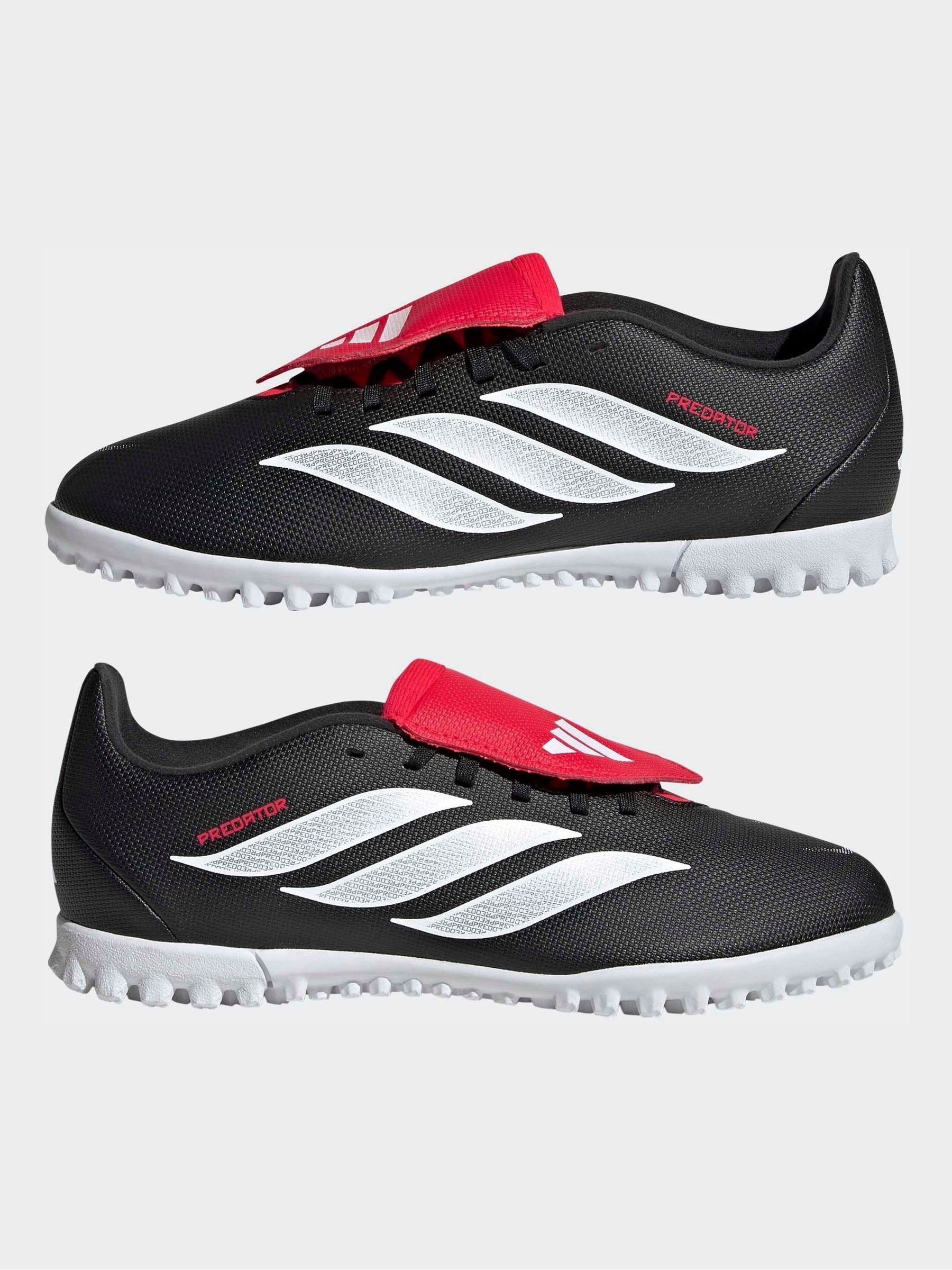 Next：日本 ブラック - adidas Predator Club 折り返しタン ターフ